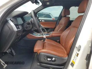 2022 BMW X5 M50i with VIN 5UXJU4C01N9L37046, listed as a Copart auction lot 53084515 with 37,256 mi miles and Salvage Title. Bid and sale history available at carsss.com. Image 7.