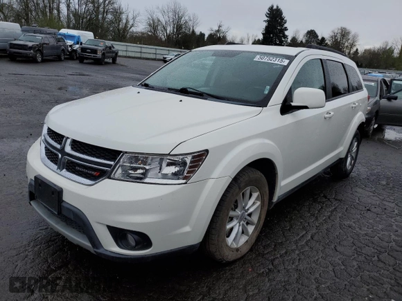 2017 Dodge Journey SXT with VIN 3C4PDCBG2HT518494, listed as a Copart auction lot 50752315 with 98,826 mi miles and Salvage Title. Bid and sale history available at carsss.com. Image 1.