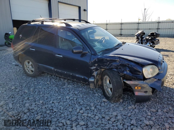 2004 Hyundai Santa Fe GLS with VIN KM8SC73E44U837991, listed as a Copart auction lot 74093234 with 0 mi miles and Non Repairable. Bid and sale history available at carsss.com. Image 4.