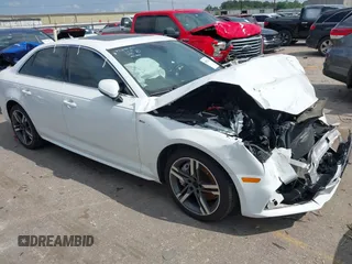 2018 Audi A4 Premium Plus z VIN WAUENAF42JA139109, wystawiony jako IAAI lot #42051514 z przebiegiem Nie podano mil oraz . Historia ofert i sprzedaży dostępna na DreamBid. Obrazek 1.