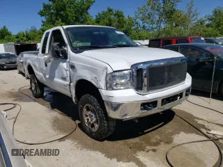 2007 Ford Super Duty F-250 XL with VIN 1FTSX21P47EA14492, listed as a Copart auction lot 58109894 with 141,104 mi miles and Salvage Title. Bid and sale history available at carsss.com. Image 4.