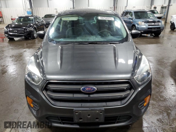 2017 Ford Escape S with VIN 1FMCU0F75HUC10955, listed as a Copart auction lot 48256975 with 70,458 mi miles and Salvage Title. Bid and sale history available at carsss.com. Image 5.
