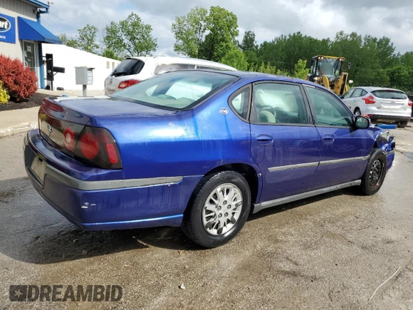 2005 Chevrolet Impala z VIN 2G1WF52E159284369, wystawiony jako Copart lot #55082365 z przebiegiem 193 669 mil mil oraz Nie do naprawy • Non repairable. Historia ofert i sprzedaży dostępna na DreamBid. Obrazek 3.