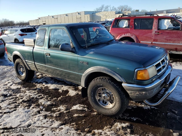 1995 Ford Ranger Splash with VIN 1FTCR15X8STA00957, listed as a Copart auction lot 46319625 with 163,630 mi miles and Salvage Title. Bid and sale history available at carsss.com. Image 4.
