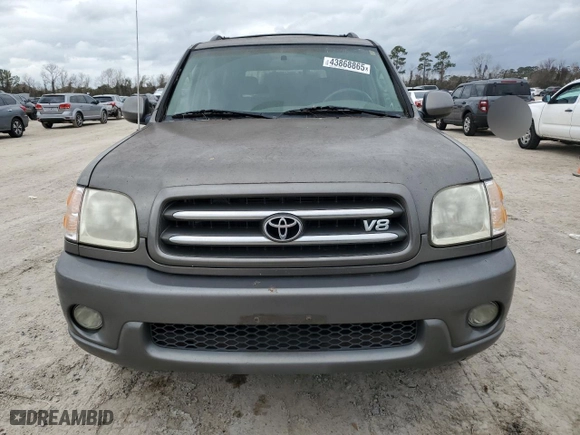 2004 Toyota Sequoia Limited with VIN 5TDZT38A34S227196, listed as a Copart auction lot 43868865 with 174,881 mi miles and Clean Title. Bid and sale history available at carsss.com. Image 5.