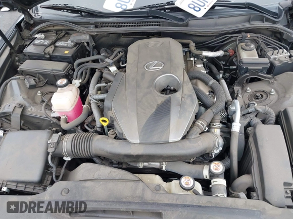 2021 Lexus IS 300 with VIN JTHAA1D29M5111530, listed as a IAAI auction lot 42203528 with 76,996 mi miles and . Bid and sale history available at DreamBid. Image 10.