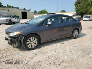 2012 Honda Civic LX z VIN 2HGFB2F52CH316469, wystawiony jako Copart lot #59378155 z przebiegiem 161 052 mil mil oraz Szkoda całkowita • Salvage title. Historia ofert i sprzedaży dostępna na DreamBid. Obrazek 1.