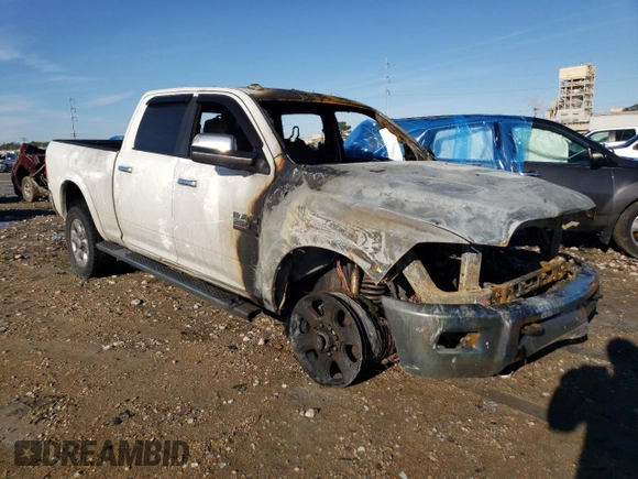 2015 Ram 2500 Laramie with VIN 3C6UR5FJ8FG655944, listed as a Copart auction lot 88908905 with 0 mi miles and Salvage Title. Bid and sale history available at carsss.com. Image 4.