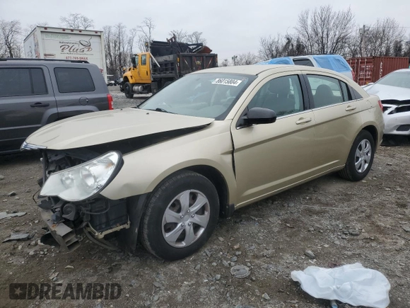 2010 Chrysler Sebring Touring with VIN 1C3CC4FB3AN191779, listed as a Copart auction lot 86015804 with 45,751 mi miles and Salvage Title. Bid and sale history available at DreamBid. Image 1.