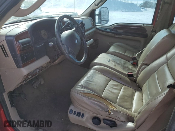 2006 Ford F-350 XL z VIN 1FTWW31PX6ED25708, wystawiony jako Copart lot #45972105 z przebiegiem 253 961 mil mil oraz Szkoda całkowita • Salvage title. Historia ofert i sprzedaży dostępna na DreamBid. Obrazek 7.
