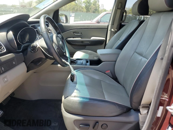2018 Kia Sedona LX with VIN KNDMB5C10J6357318, listed as a Copart auction lot 54862705 with 64,474 mi miles and Salvage Title. Bid and sale history available at DreamBid. Image 7.