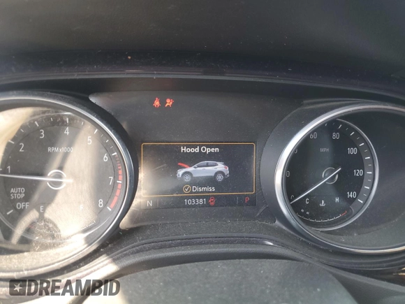 2022 Buick Encore GX Select with VIN KL4MMDSL8NB073448, listed as a Copart auction lot 53580445 with 103,381 mi miles and Salvage title. Bid and sale history available at DreamBid. Image 9.