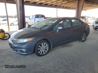2012 Honda Civic EX-L with VIN 19XFB2F96CE329142, listed as a Copart auction lot 47324615 with 292,445 mi miles and Clean Title. Bid and sale history available at DreamBid. Image 1.