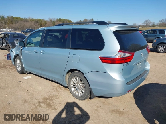 2017 Toyota Sienna XLE Auto Access Seat with VIN 5TDYZ3DCXHS767278, listed as a IAAI auction lot 41639093 with 87,775 mi miles and . Bid and sale history available at DreamBid. Image 3.