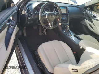 2017 Infiniti Q60 Premium with VIN JN1EV7EL8HM552436, listed as a Copart auction lot 49728925 with 48,104 mi miles and Salvage title. Bid and sale history available at DreamBid. Image 8.