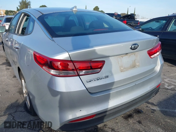 2017 Kia Optima LX with VIN 5XXGT4L34HG148794, listed as a IAAI auction lot 41586664 with 70,723 mi miles. Bid and sale history available at carsss.com. Image 3.