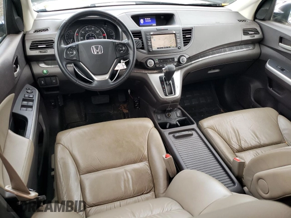 2014 Honda CR-V EX-L with VIN 5J6RM4H71EL070935, listed as a Copart auction lot 47601575 with 76,785 mi miles and Salvage Title. Bid and sale history available at carsss.com. Image 8.