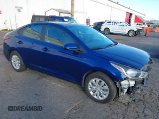 2021 Hyundai Accent SE with VIN 3KPC24A61ME130559, listed as a IAAI auction lot 41370471 with 41,693 mi miles. Bid and sale history available at carsss.com. Image 1.
