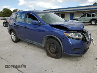 2017 Nissan Rogue SV with VIN KNMAT2MV8HP517725, listed as a Copart auction lot 80308304 with 147,116 mi miles and Salvage Title. Bid and sale history available at carsss.com. Image 4.