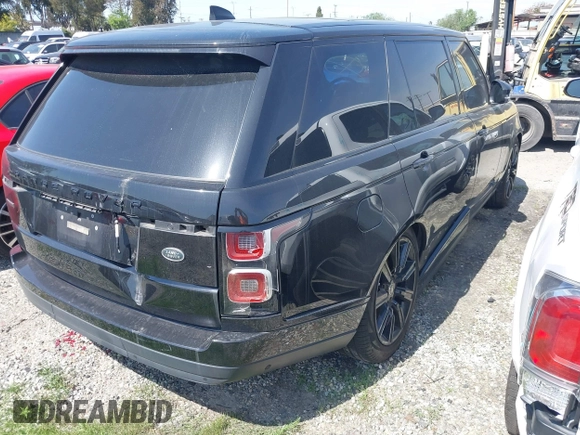2019 Land Rover Range Rover with VIN SALGS5RE7KA547860, listed as a IAAI auction lot 41523648 with 1 mi miles. Bid and sale history available at carsss.com. Image 4.