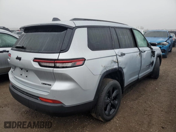 2024 Jeep Grand Cherokee Limited with VIN 1C4RJKBG6R8563014, listed as a Copart auction lot 85983914 with 5,846 mi miles and Salvage title. Bid and sale history available at DreamBid. Image 3.