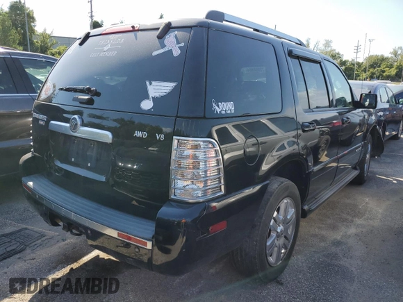 2007 Mercury Mountaineer Premier with VIN 4M2EU48897UJ02387, listed as a Copart auction lot 72008804 with 159,262 mi miles and Salvage Title. Bid and sale history available at carsss.com. Image 3.