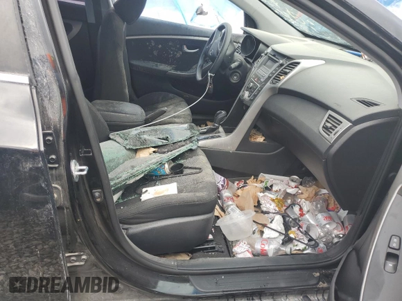 2016 Hyundai Elantra GT with VIN KMHD35LH4GU318578, listed as a Copart auction lot 73292584 with 0 mi miles and Salvage Title. Bid and sale history available at carsss.com. Image 7.