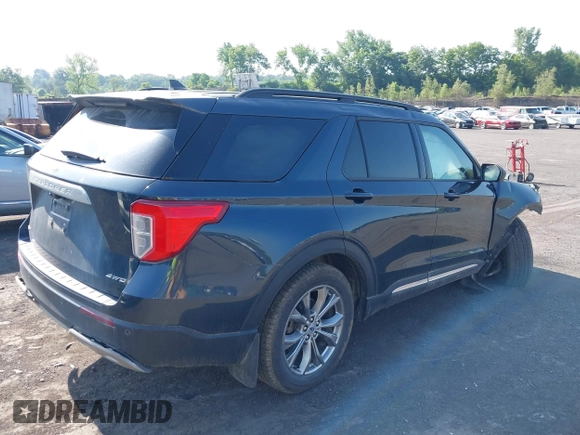 2023 Ford Explorer XLT z VIN 1FMSK8DH5PGB43539, wystawiony jako IAAI lot #42558283 z przebiegiem 16 495 mil mil oraz . Historia ofert i sprzedaży dostępna na DreamBid. Obrazek 4.