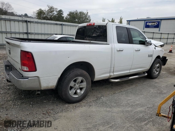 2018 Ram 1500 SLT with VIN 1C6RR6GG2JS315396, listed as a Copart auction lot 45659705 with 108,804 mi miles and Salvage title. Bid and sale history available at DreamBid. Image 3.
