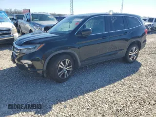 2017 Honda Pilot EX-L with VIN 5FNYF6H56HB008475, listed as a Copart auction lot 46135615 with 163,217 mi miles and Salvage Title. Bid and sale history available at DreamBid. Image 1.