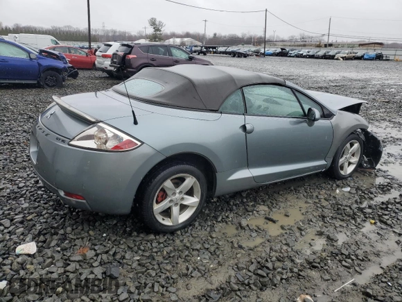 2007 Mitsubishi Eclipse GT with VIN 4A3AL35TX7E037180, listed as a Copart auction lot 50335665 with 78,311 mi miles and Salvage Title. Bid and sale history available at DreamBid. Image 3.