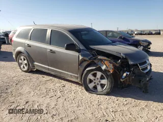 2013 Dodge Journey American Value with VIN 3C4PDCAB0DT656924, listed as a Copart auction lot 47254325 with Not provided miles and Salvage title. Bid and sale history available at DreamBid. Image 4.