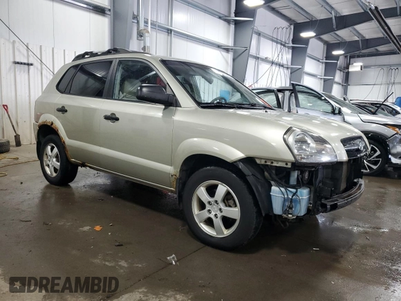 2006 Hyundai Tucson GL with VIN KM8JM12B06U262563, listed as a Copart auction lot 72029874 with 213,624 mi miles and Salvage Title. Bid and sale history available at carsss.com. Image 4.