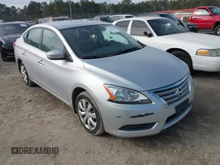 2014 Nissan Sentra S with VIN 3N1AB7AP2EL675817, listed as a IAAI auction lot 41457520 with 136,574 mi miles and . Bid and sale history available at DreamBid. Image 1.