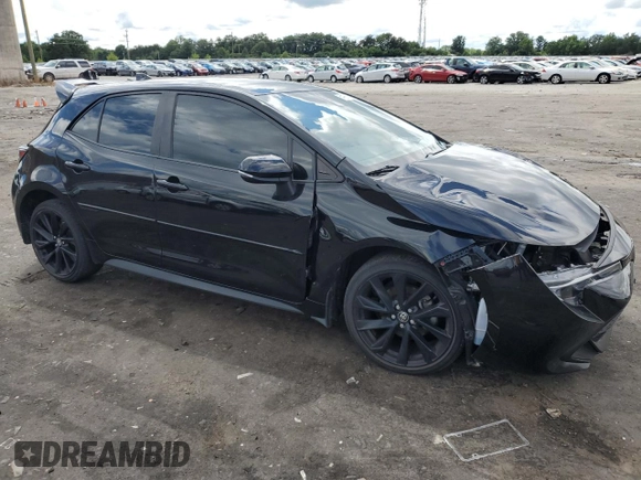 2021 Toyota Corolla Hatchback SE with VIN JTND4MBE8M3110672, listed as a Copart auction lot 64166344 with 50,325 mi miles and Salvage Title. Bid and sale history available at carsss.com. Image 4.