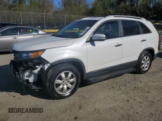2013 Kia Sorento LX with VIN 5XYKT3A64DG312875, listed as a Copart auction lot 53750595 with 126,675 mi miles and Clean Title. Bid and sale history available at carsss.com. Image 1.