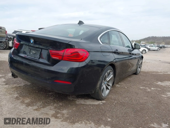 2018 BMW 4 Series 430i with VIN WBA4J1C5XJBG76182, listed as a IAAI auction lot 41777839 with Not Provided miles and . Bid and sale history available at carsss.com. Image 4.