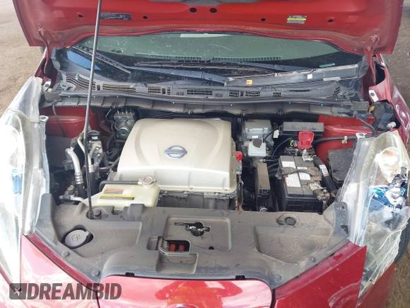 2015 Nissan LEAF SV with VIN 1N4AZ0CP5FC308068, listed as a IAAI auction lot 41582997 with 53,230 mi miles. Bid and sale history available at carsss.com. Image 10.