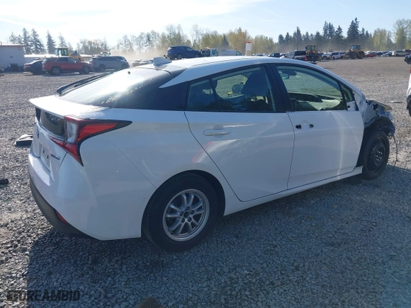 2020 Toyota Prius L Eco with VIN JTDKARFU5L3124692, listed as a IAAI auction lot 42019339 with 178,081 mi miles. Bid and sale history available at carsss.com. Image 4.