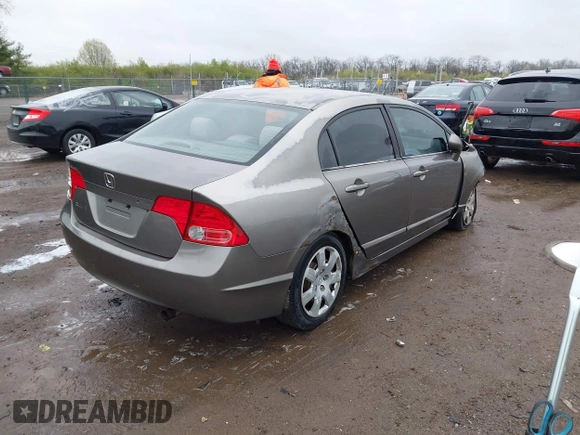2008 Honda Civic LX with VIN 2HGFA16508H517923, listed as a IAAI auction lot 41990340 with 255,917 mi miles and . Bid and sale history available at DreamBid. Image 4.