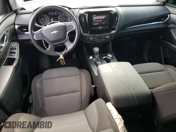 2021 Chevrolet Traverse LS with VIN 1GNERFKW3MJ254289, listed as a Copart auction lot 51337155 with 40,127 mi miles and Salvage title. Bid and sale history available at DreamBid. Image 8.