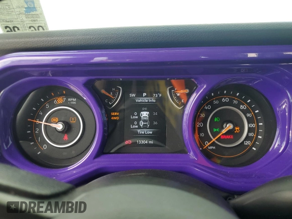 2024 Jeep Wrangler Sport S z VIN 1C4PJXAG4RW313496, wystawiony jako Copart lot #49688305 z przebiegiem 13 304 mil mil oraz Szkoda całkowita • Salvage title. Historia ofert i sprzedaży dostępna na DreamBid. Obrazek 9.