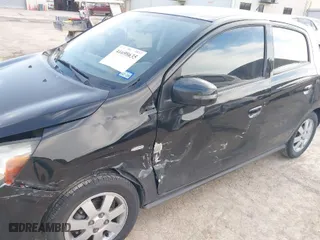 2015 Mitsubishi Mirage ES with VIN ML32A4HJ9FH052900, listed as a IAAI auction lot 41698635 with 100,713 mi miles. Bid and sale history available at carsss.com. Image 6.