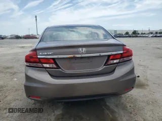 2015 Honda Civic LX with VIN 19XFB2F58FE034450, listed as a Copart auction lot 54475435 with 162,242 mi miles and Salvage Title. Bid and sale history available at carsss.com. Image 6.