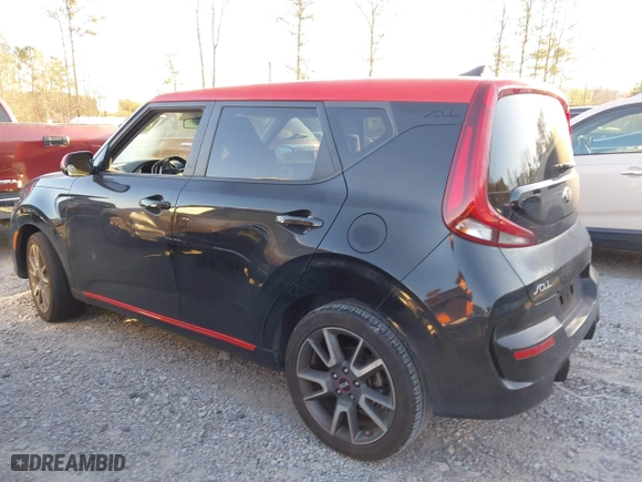 2020 Kia Soul GT-Line with VIN KNDJ63AU6L7003129, listed as a IAAI auction lot 41847674 with 57,097 mi miles. Bid and sale history available at carsss.com. Image 14.