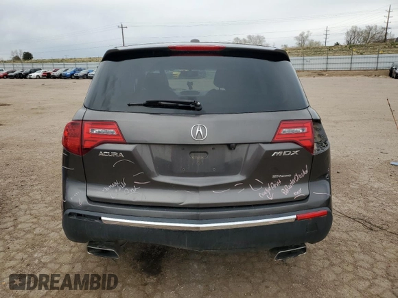 2011 Acura MDX with VIN 2HNYD2H26BH527655, listed as a Copart auction lot 50419065 with 227,659 mi miles and Salvage Title. Bid and sale history available at carsss.com. Image 6.