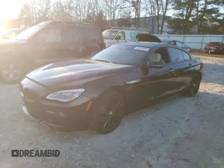 2016 BMW 6 Series 640i xDrive with VIN WBA6D2C5XGGT65673, listed as a Copart auction lot 83293484 with 106,809 mi miles and Salvage Title. Bid and sale history available at carsss.com. Image 1.