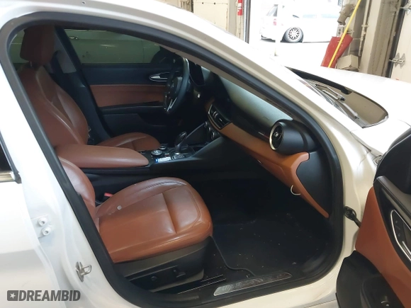 2017 Alfa Romeo Giulia with VIN ZARFAEDN1H7552738, listed as a IAAI auction lot 41529238 with 107,421 mi miles. Bid and sale history available at carsss.com. Image 5.