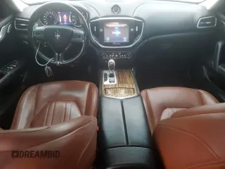 2015 Maserati Ghibli z VIN ZAM57XSA6F1158678, wystawiony jako Copart lot #51920245 z przebiegiem 87 158 mil mil oraz Czysty tytuł • Clean title. Historia ofert i sprzedaży dostępna na DreamBid. Obrazek 8.