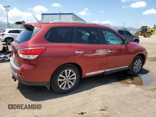 2015 Nissan Pathfinder SL z VIN 5N1AR2MM7FC635254, wystawiony jako Copart lot #60130825 z przebiegiem 122 376 mil mil oraz Czysty tytuł • Clean title. Historia ofert i sprzedaży dostępna na DreamBid. Obrazek 3.